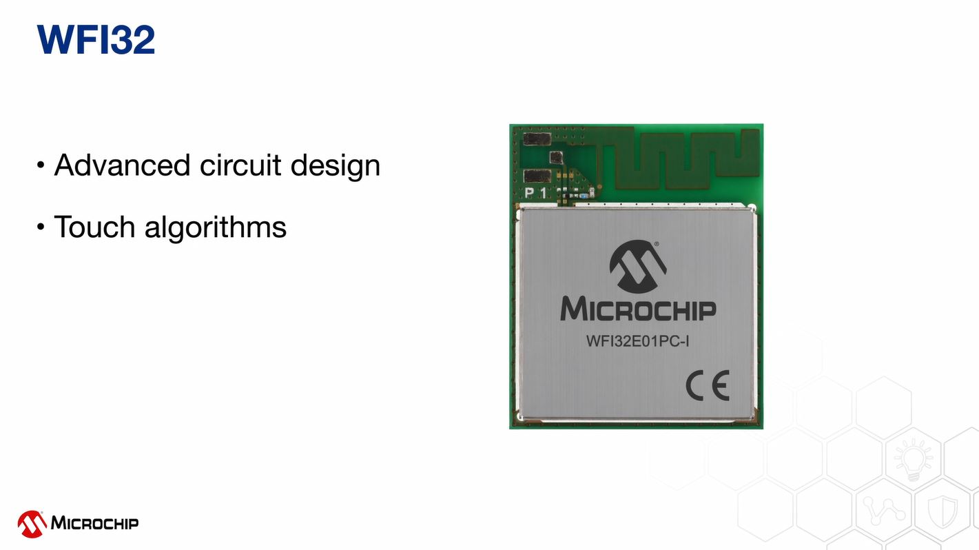 WFI32 Wi-Fi® MCU电容触摸的防水性能