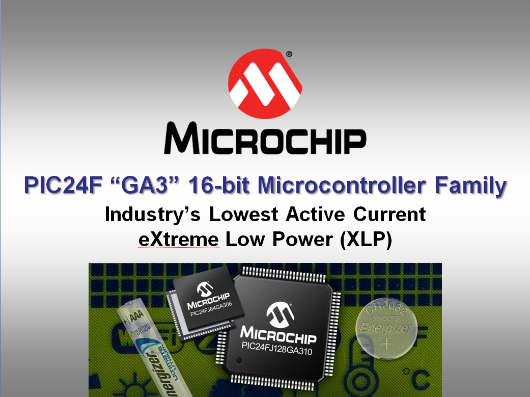 极端低功耗16位单片机——PIC24FGA3系列