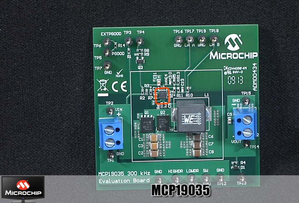 同步降压控制器MCP19035 评估板介绍